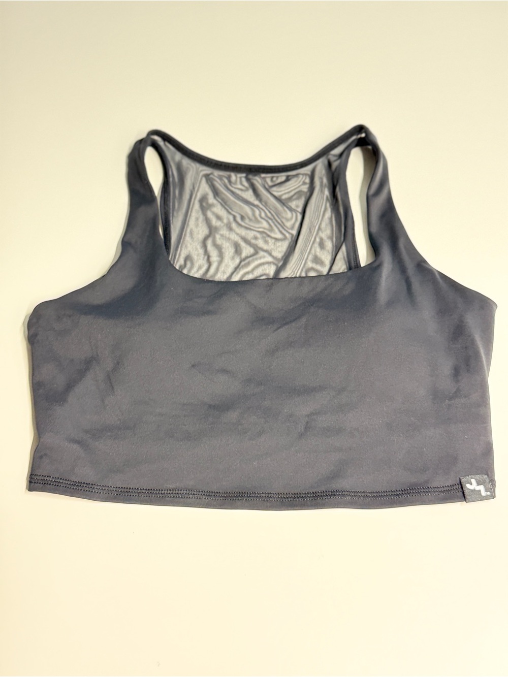 JoyLab black Mesh-Back Sports Bralette